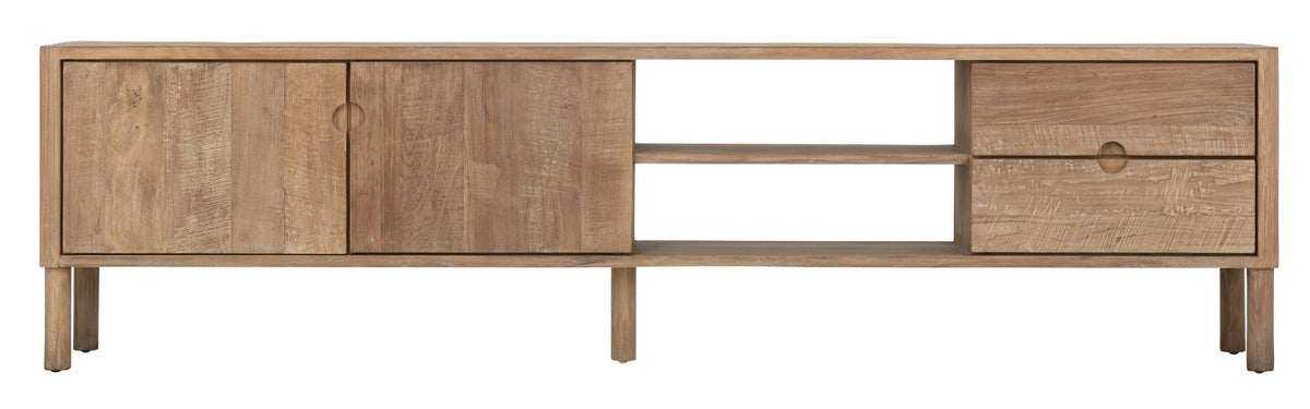 DTP Home TV stand Apollo No.2 large, 2 doors, 2 open racks, 2 drawers
