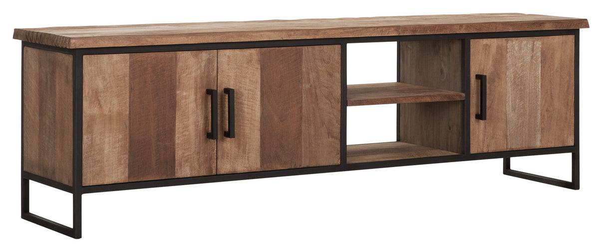 DTP Home TV stand Beam No.2 medium, 3 doors, 2 open racks