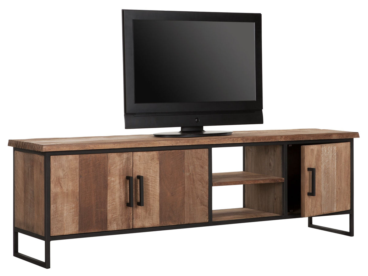 DTP Home TV stand Beam No.2 medium, 3 doors, 2 open racks