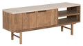 DTP Home TV stand Bliss Mortex No.2 small, 2 doors, 2 open racks