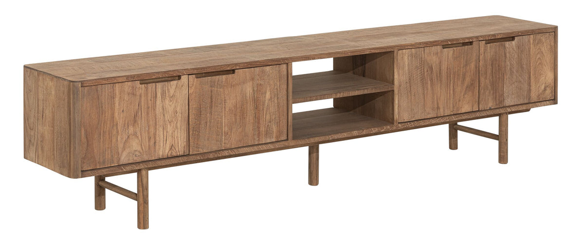 DTP Home TV stand Bliss No.2 large, 4 doors, 2 open racks