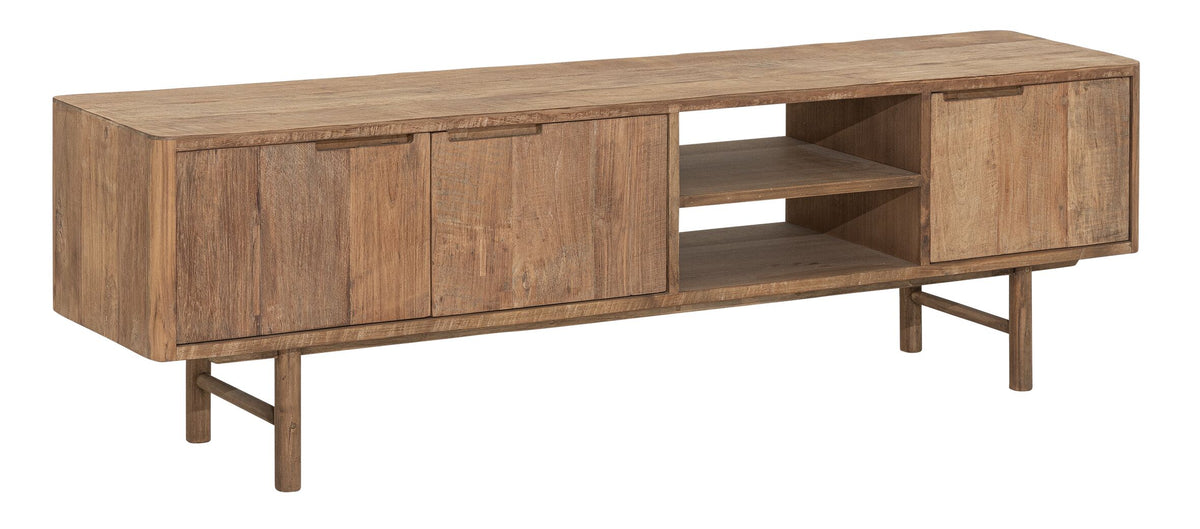 DTP Home TV stand Bliss No.2 medium, 3 doors, 2 open racks