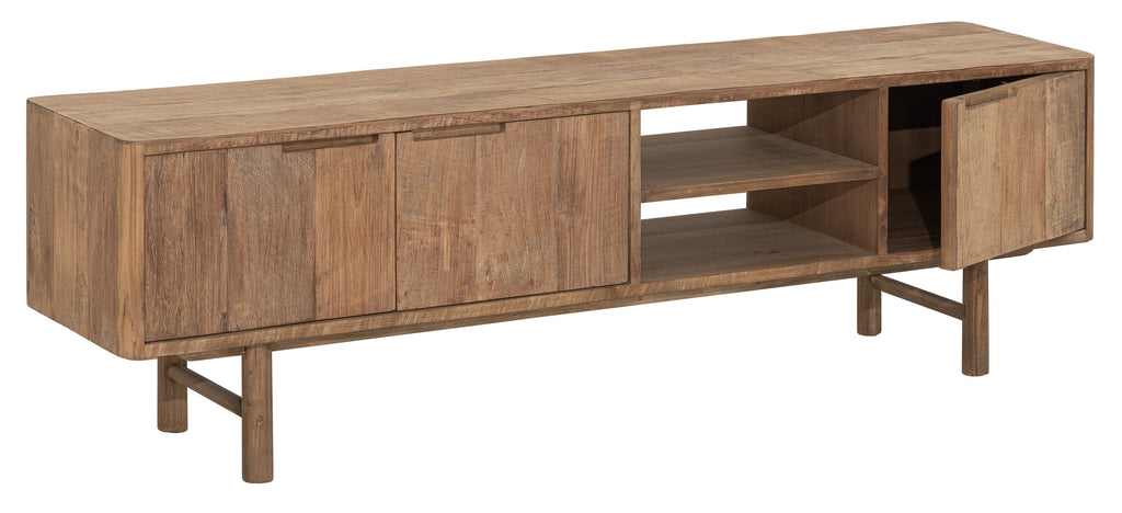DTP Home TV stand Bliss No.2 medium, 3 doors, 2 open racks