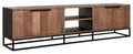 DTP Home TV stand Cosmo No.2 large, 4 doors, 2 open racks