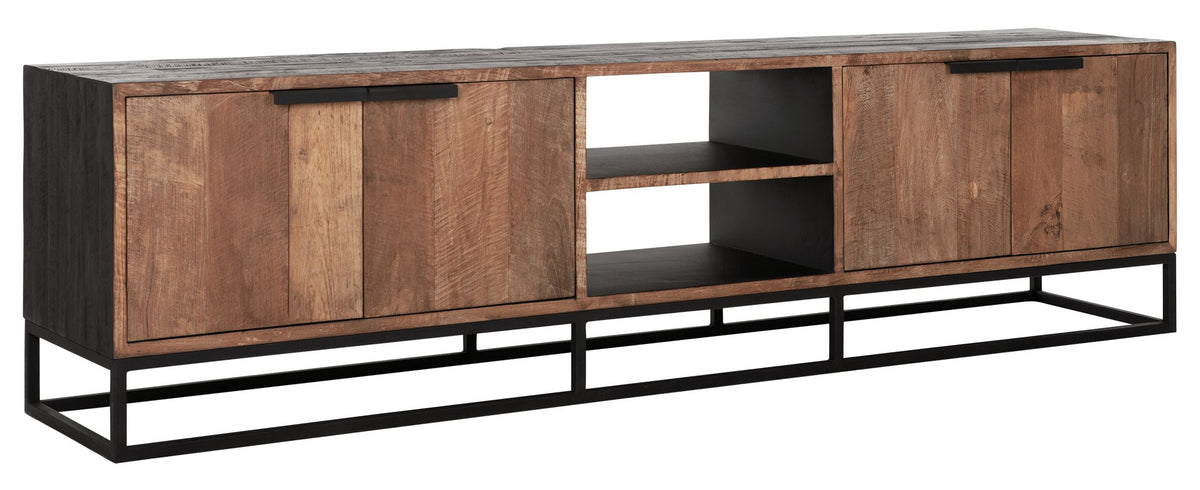 DTP Home TV stand Cosmo No.2 large, 4 doors, 2 open racks