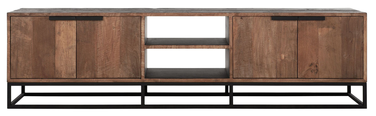 DTP Home TV stand Cosmo No.2 large, 4 doors, 2 open racks