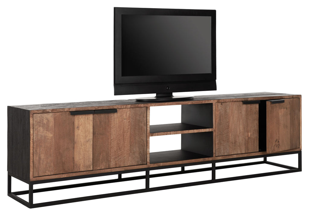 DTP Home TV stand Cosmo No.2 large, 4 doors, 2 open racks