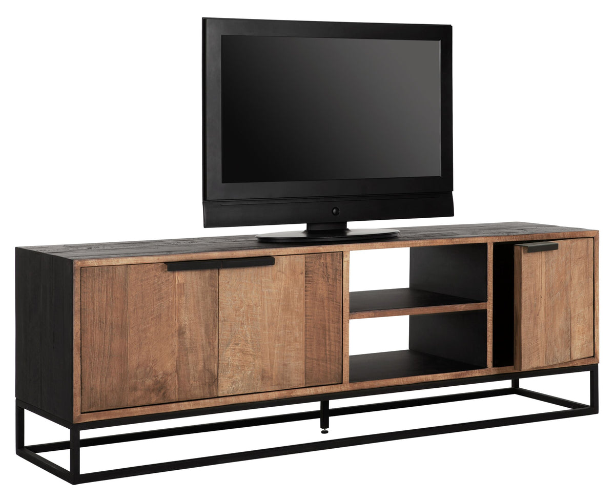 DTP Home TV stand Cosmo No.2 medium, 3 doors, 2 open racks