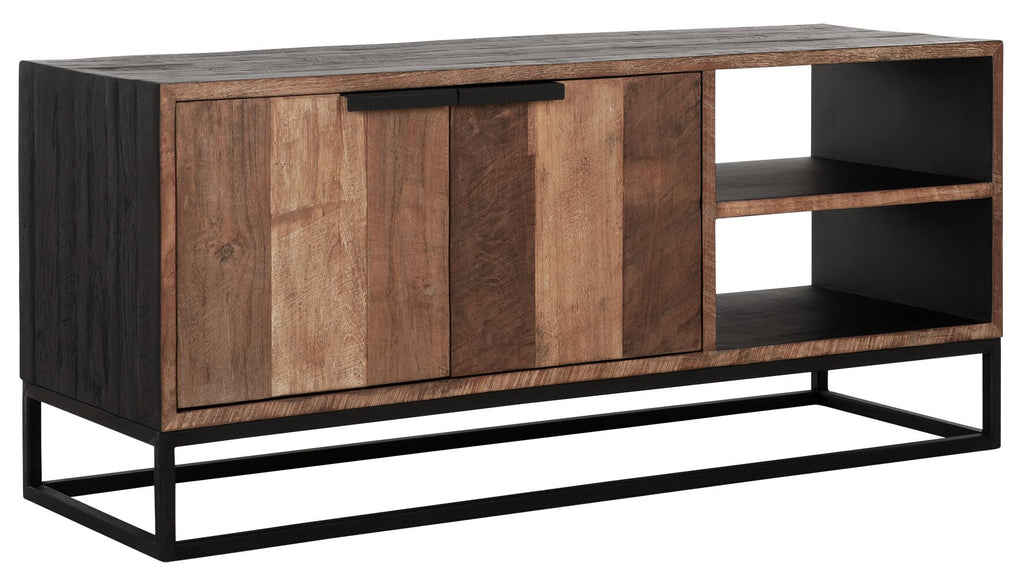 DTP Home TV stand Cosmo No.2 small, 2 doors, 2 open racks