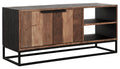 DTP Home TV stand Cosmo No.2 small, 2 doors, 2 open racks