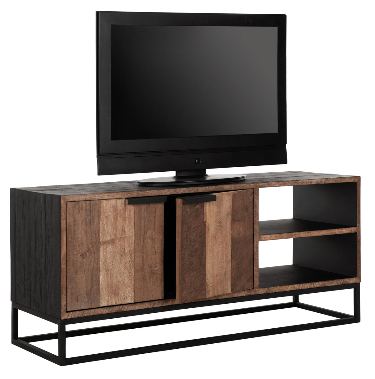 DTP Home TV stand Cosmo No.2 small, 2 doors, 2 open racks
