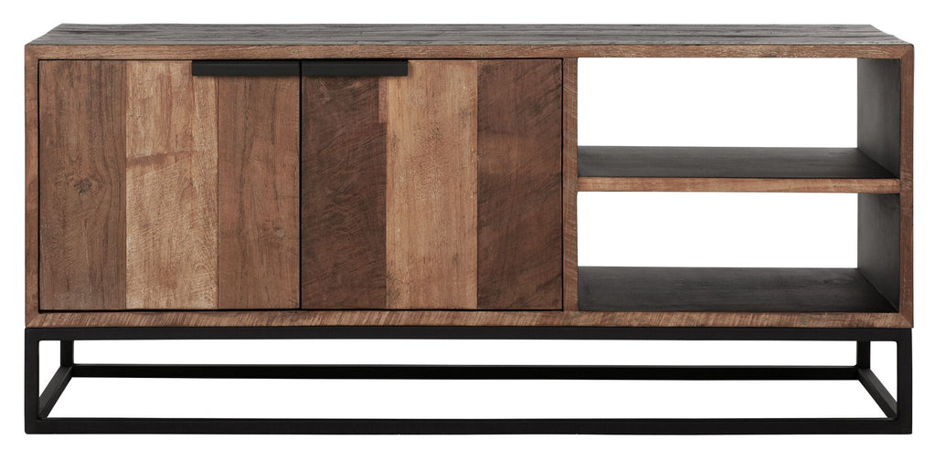 DTP Home TV stand Cosmo No.2 small, 2 doors, 2 open racks