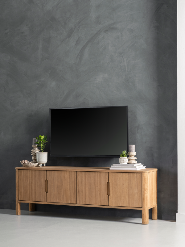 DTP Home TV stand Forte, 4 doors in a room setting