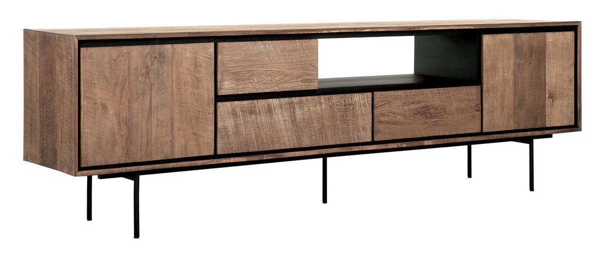 DTP Home TV stand Metropole large, 2 doors, 3 drawers, open rack