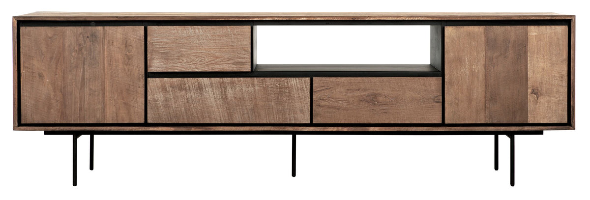 DTP Home TV stand Metropole large, 2 doors, 3 drawers, open rack