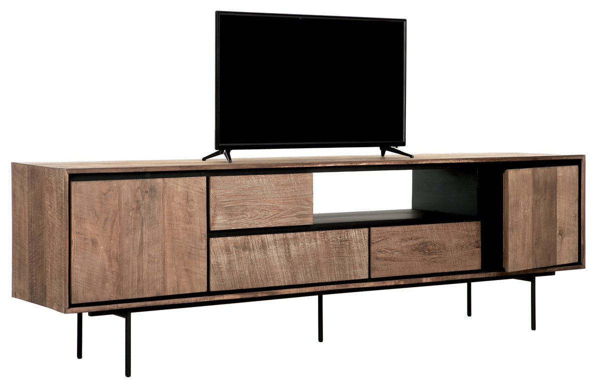 DTP Home TV stand Metropole large, 2 doors, 3 drawers, open rack