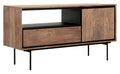 DTP Home TV stand Metropole small, 1 door, 1 drawer, open rack