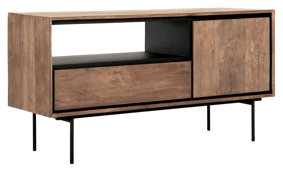 DTP Home TV stand Metropole small, 1 door, 1 drawer, open rack
