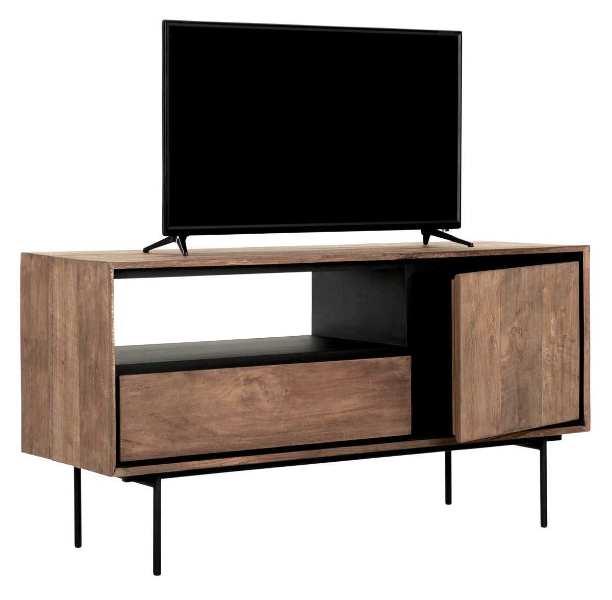 DTP Home TV stand Metropole small, 1 door, 1 drawer, open rack