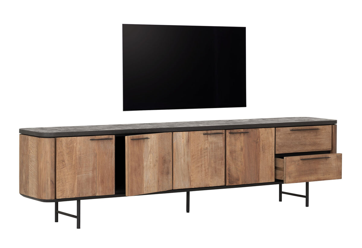 DTP Home TV stand Soho large, 4 doors, 2 drawers