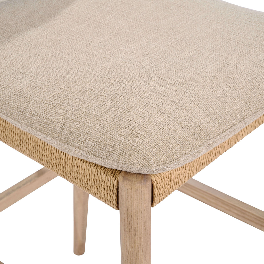 Keiichi Radford Counter Stool with Fabric Seat Cusion, view 5