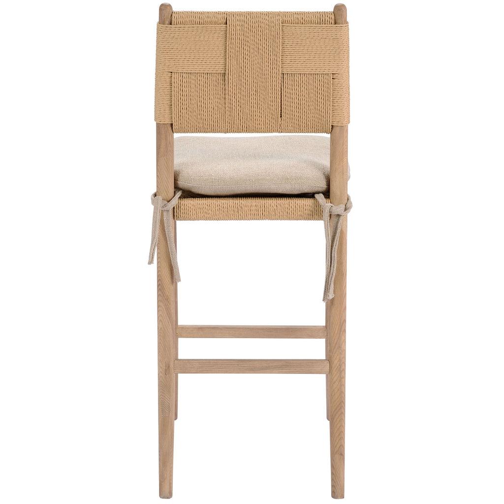 Keiichi Radford Counter Stool with Fabric Seat Cusion, view 4