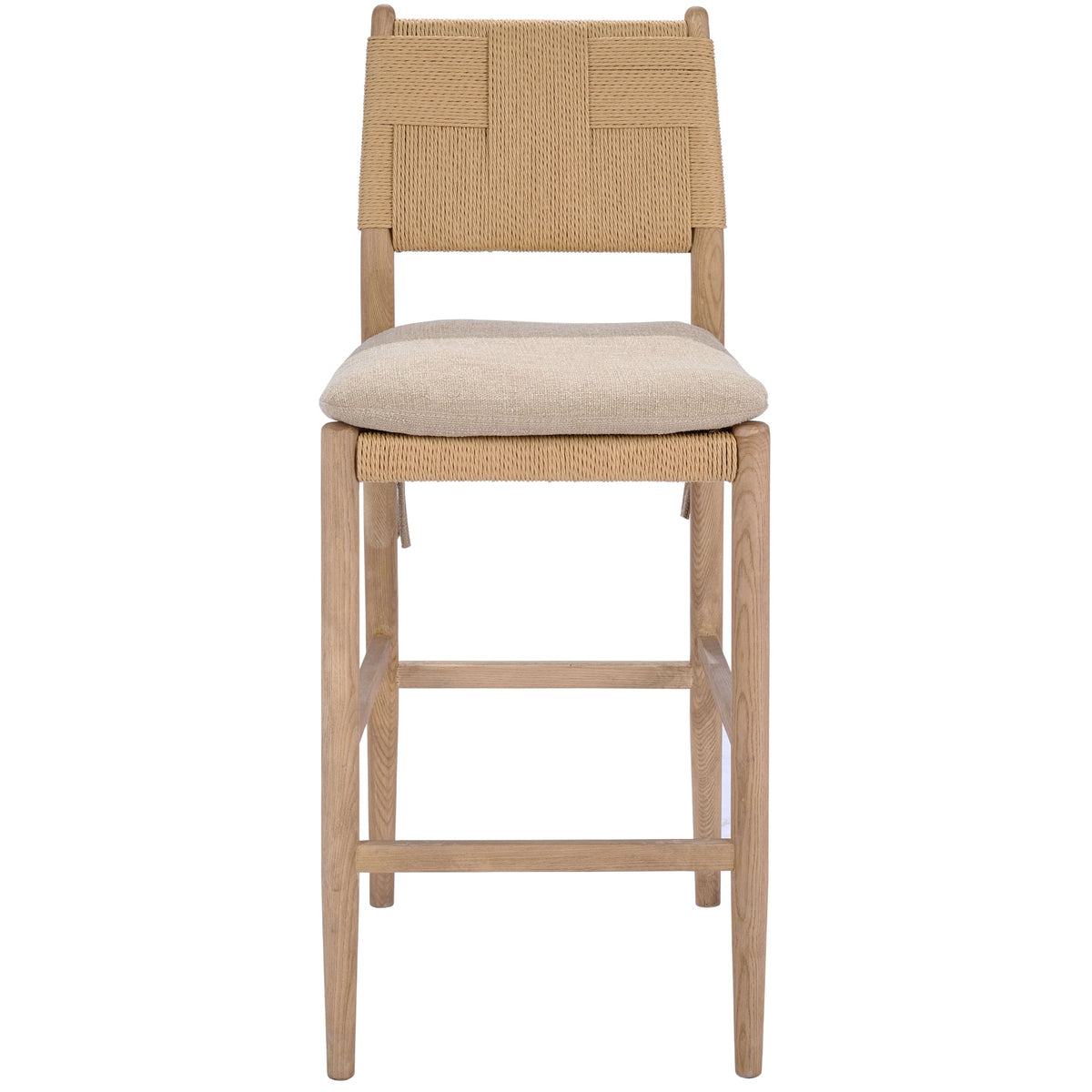 Keiichi Radford Counter Stool with Fabric Seat Cusion, view 2