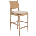 Keiichi Radford Counter Stool with Fabric Seat Cusion