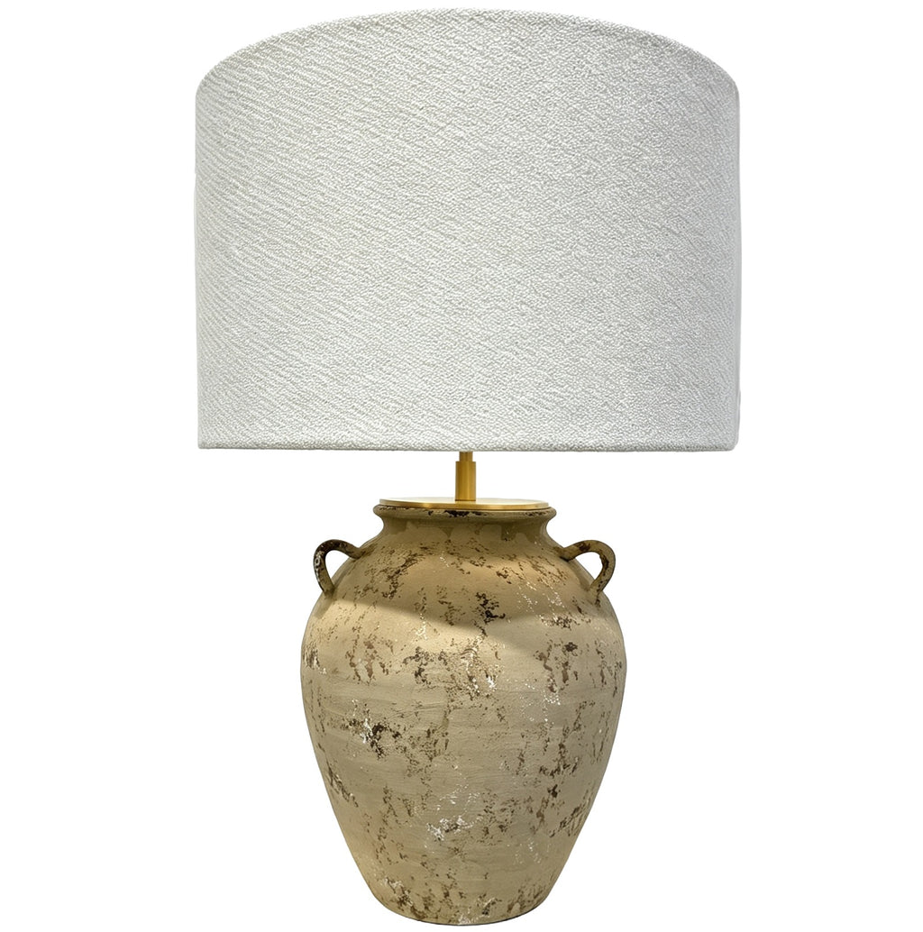 Keiichi Wabi-Sabi Rustic Retro Handmade Pottery Table Lamp, view 2