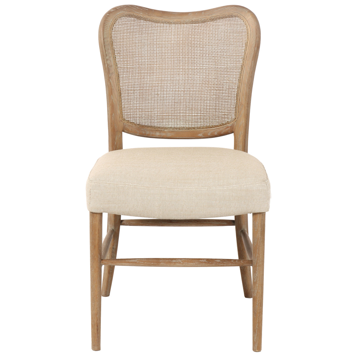 Keiichi Chadlington Rattan and Natural Linen Dining Chair, view 4