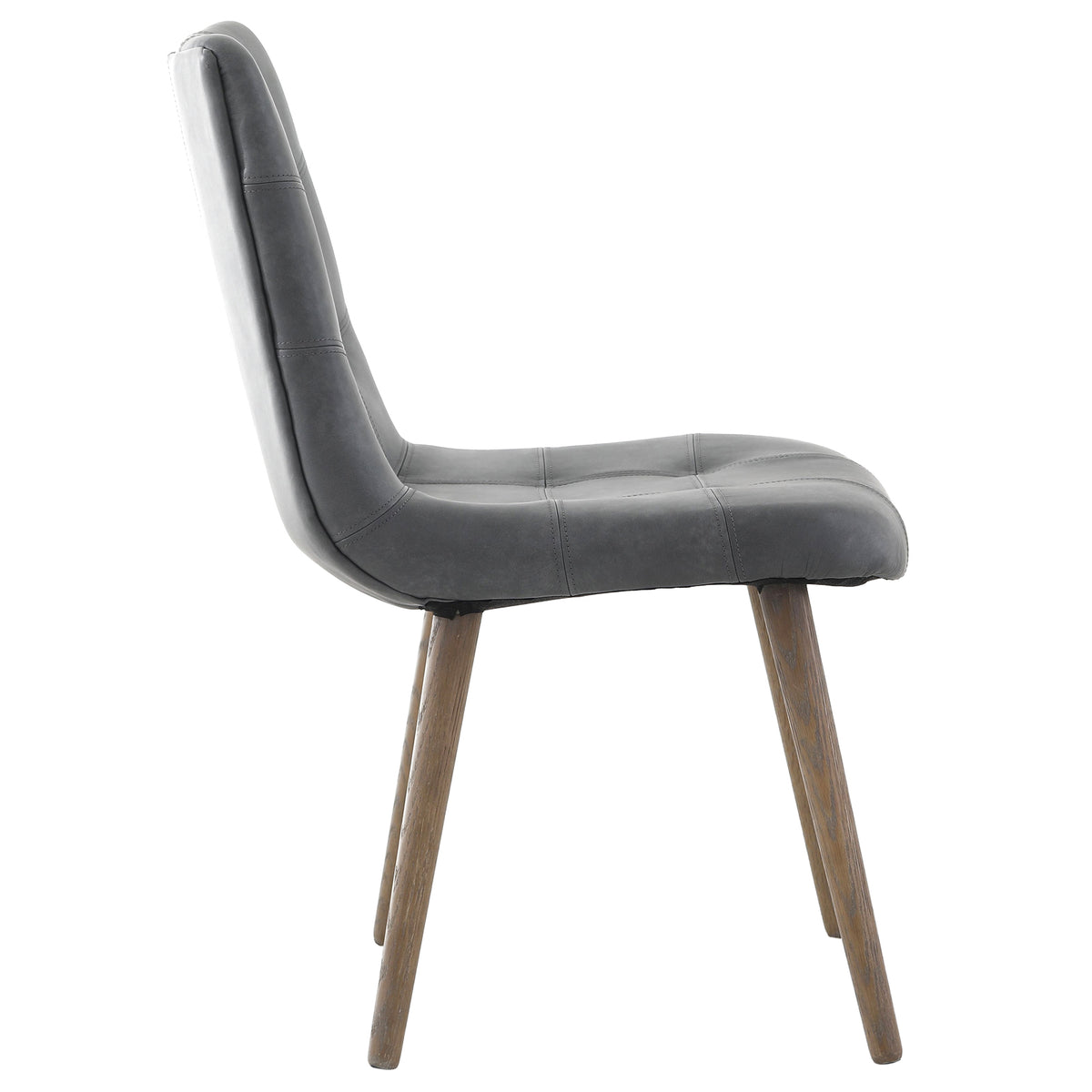 Keiichi Winchcombe Dining Chair in Grey Leather, view 6