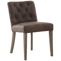 Keiichi Dumbleton Dining Chair in Italian Top Leather