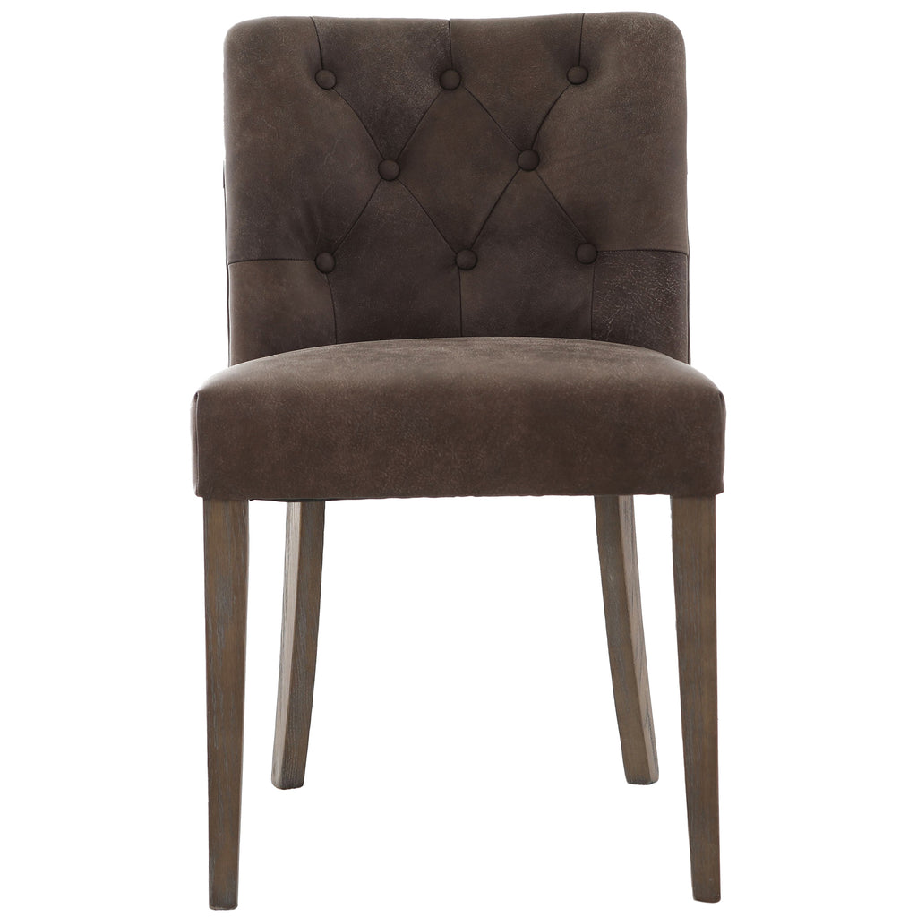 Keiichi Dumbleton Dining Chair in Italian Top Leather, view 3