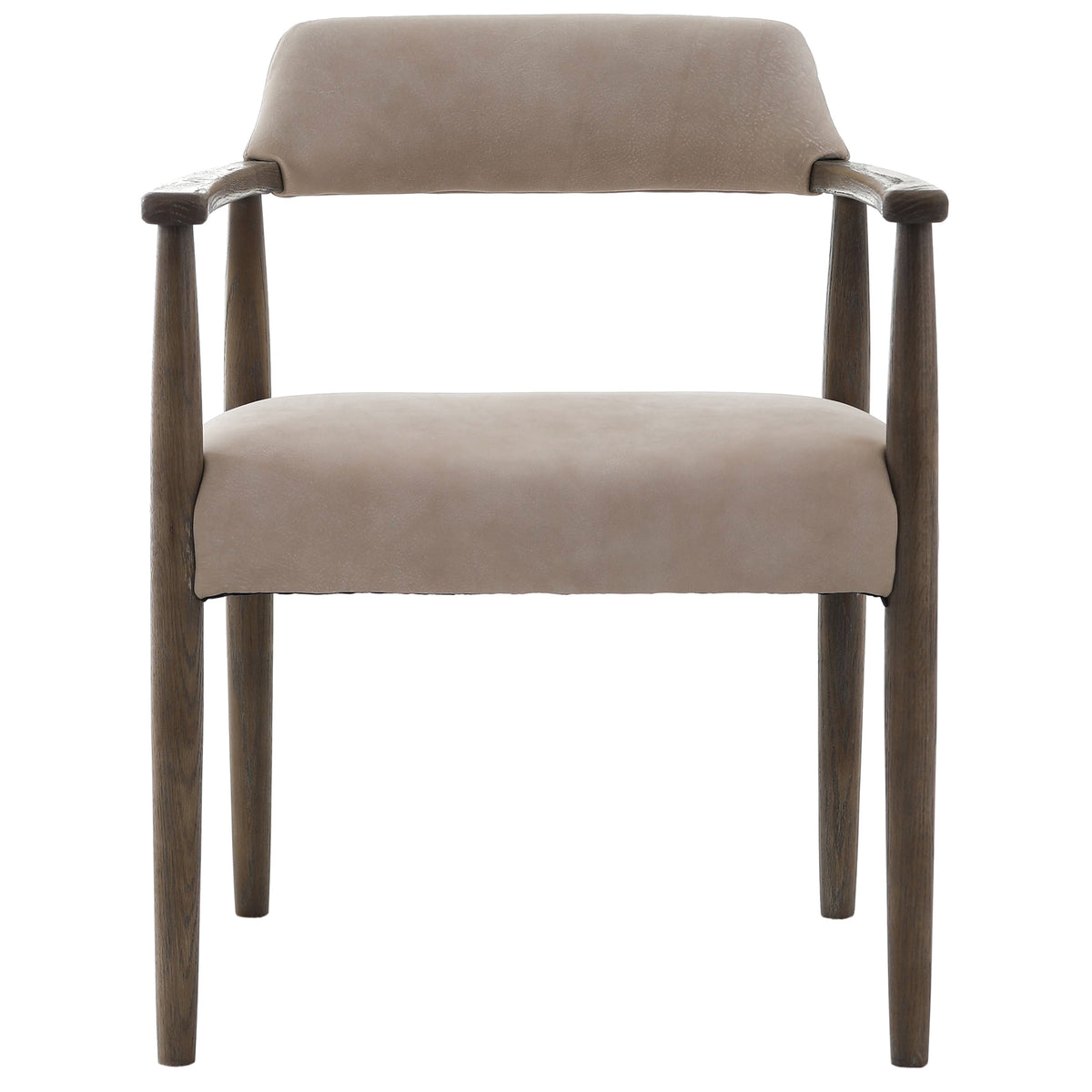 Keiichi Stonehouse Dining Chair in Taupe Italian Leather, view 3