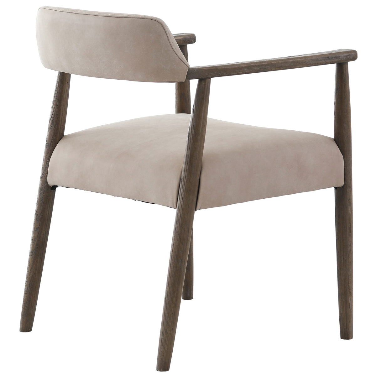 Keiichi Stonehouse Dining Chair in Taupe Italian Leather, view 6