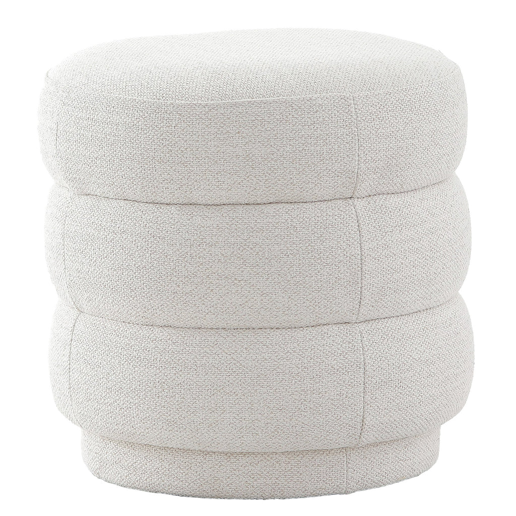Keiichi Cloud Stool in Off-White, view 3