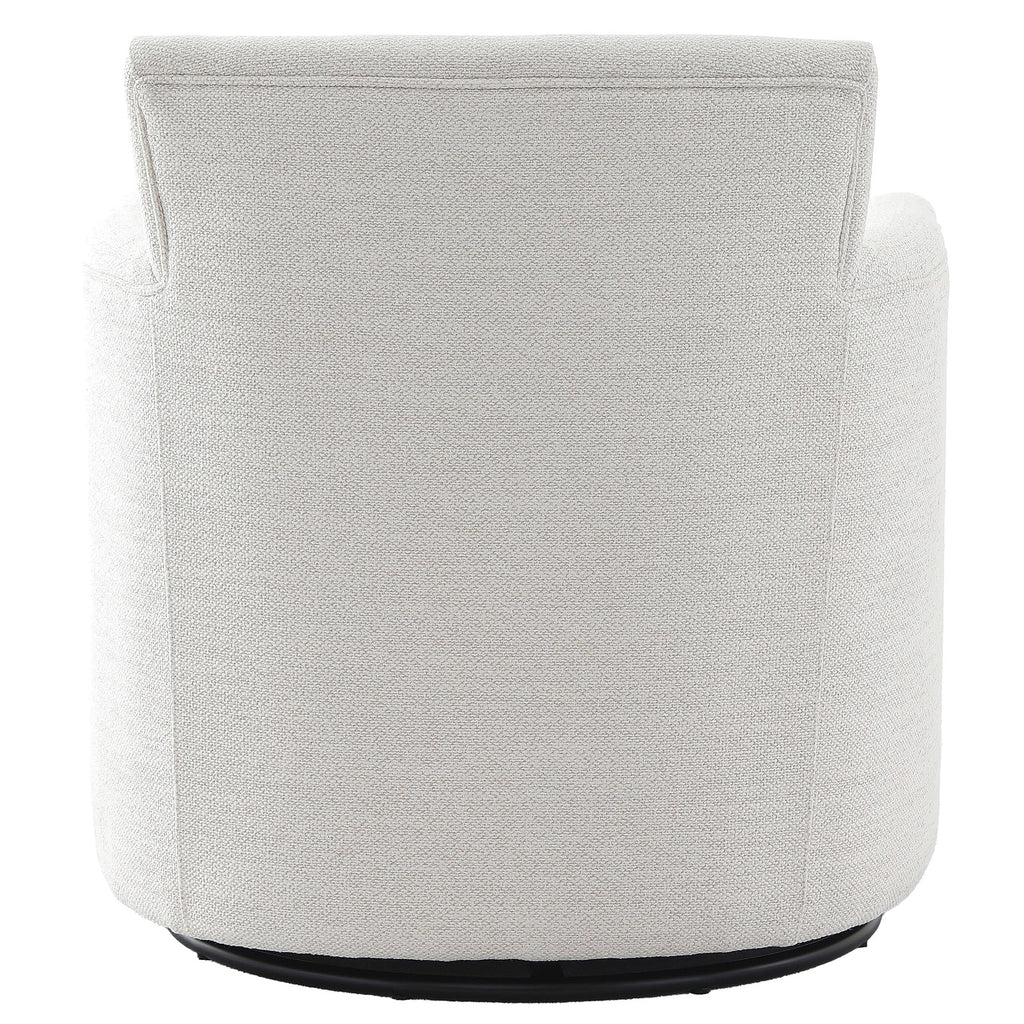 Keiichi Paxford Swivel Chair in Off-White, view 18