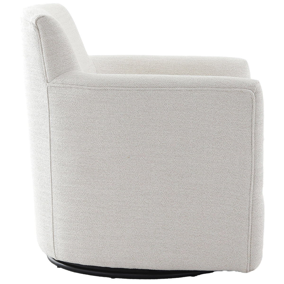 Keiichi Paxford Swivel Chair in Off-White, view 17