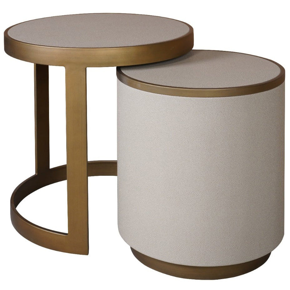 Keiichi Hazlemere Shagreen Nest of Tables, view 3