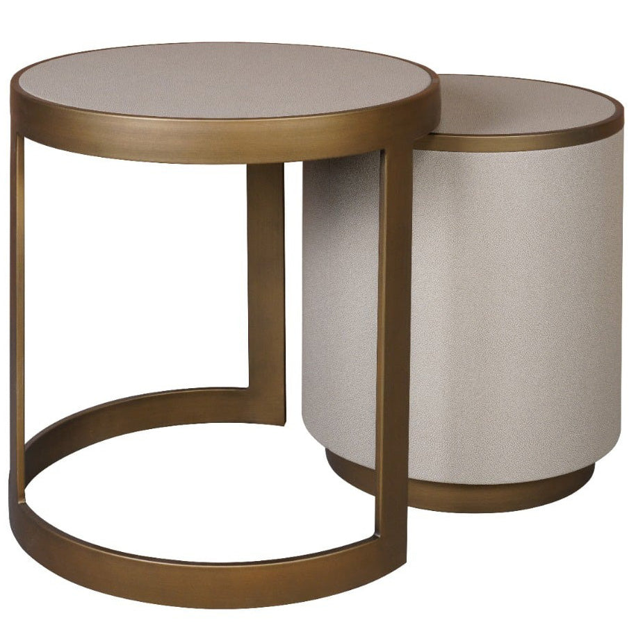 Keiichi Hazlemere Shagreen Nest of Tables, view 4