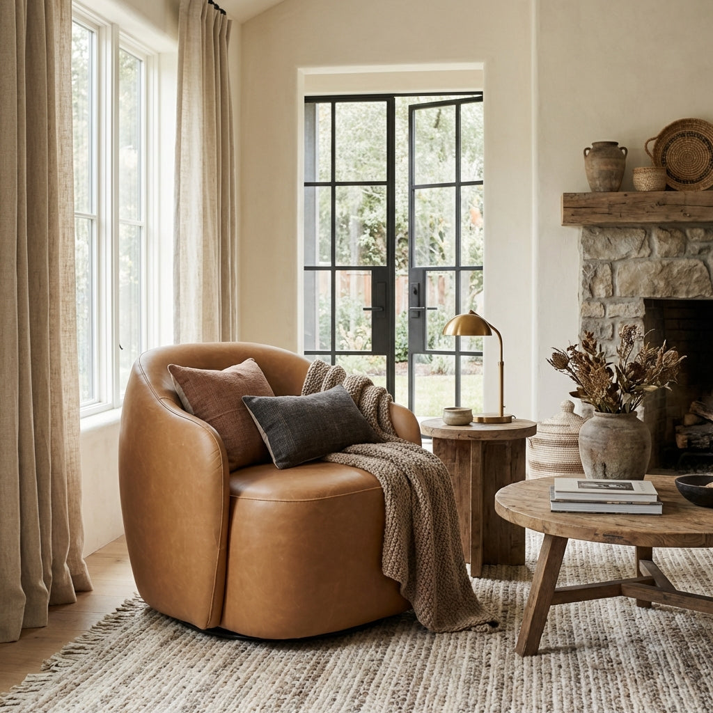 Keiichi Hazleton Swivel Accent Chair, view 2