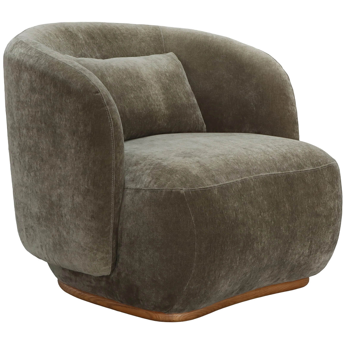 Keiichi Heythrop Swivel Chair in Moss