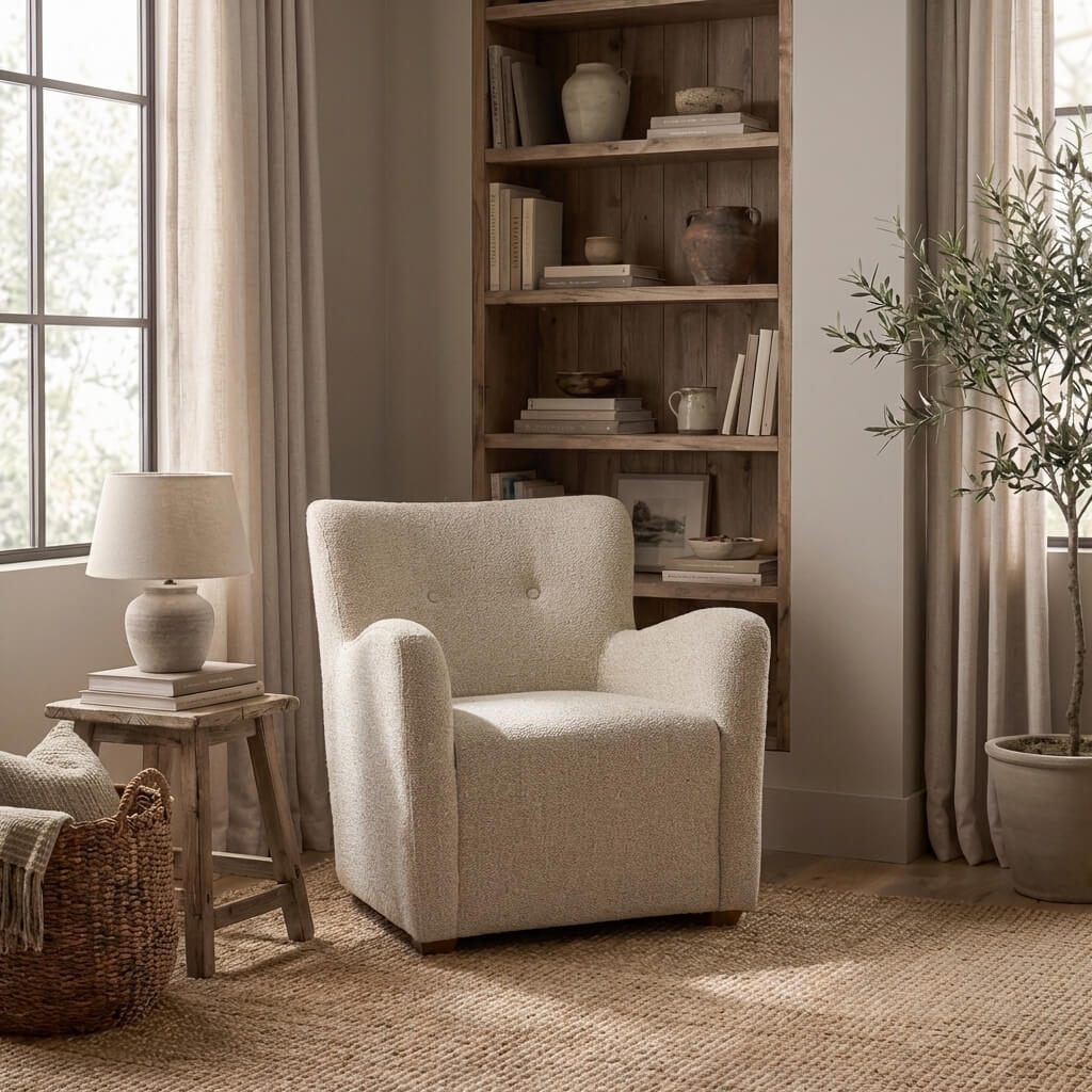 Keiichi Hidcote Accent Chair in Natural, view 2