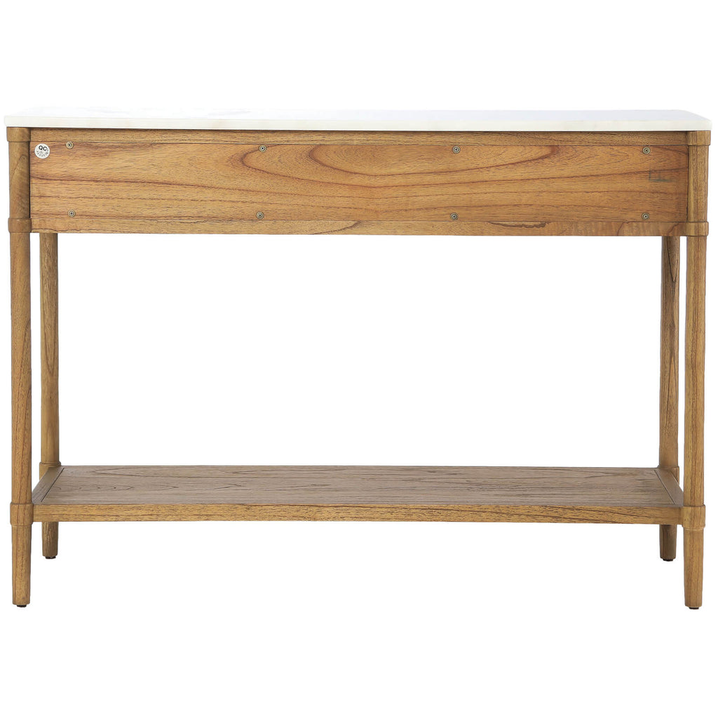 Keiichi Highgrove Console Table with Marble Top, view 6