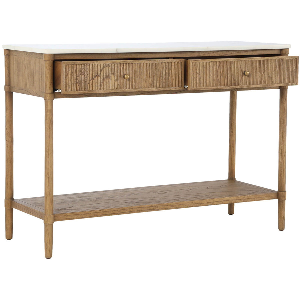 Keiichi Highgrove Console Table with Marble Top, view 4