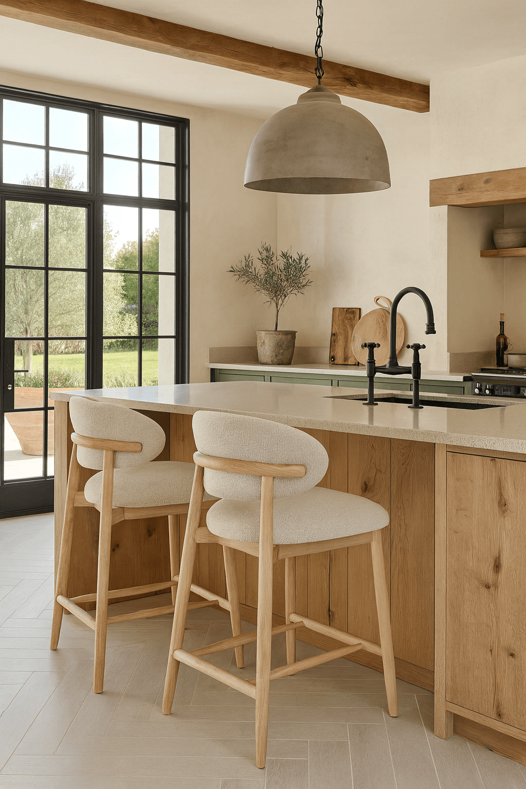 Keiichi Blockley Counter Stool in Ash, view 2