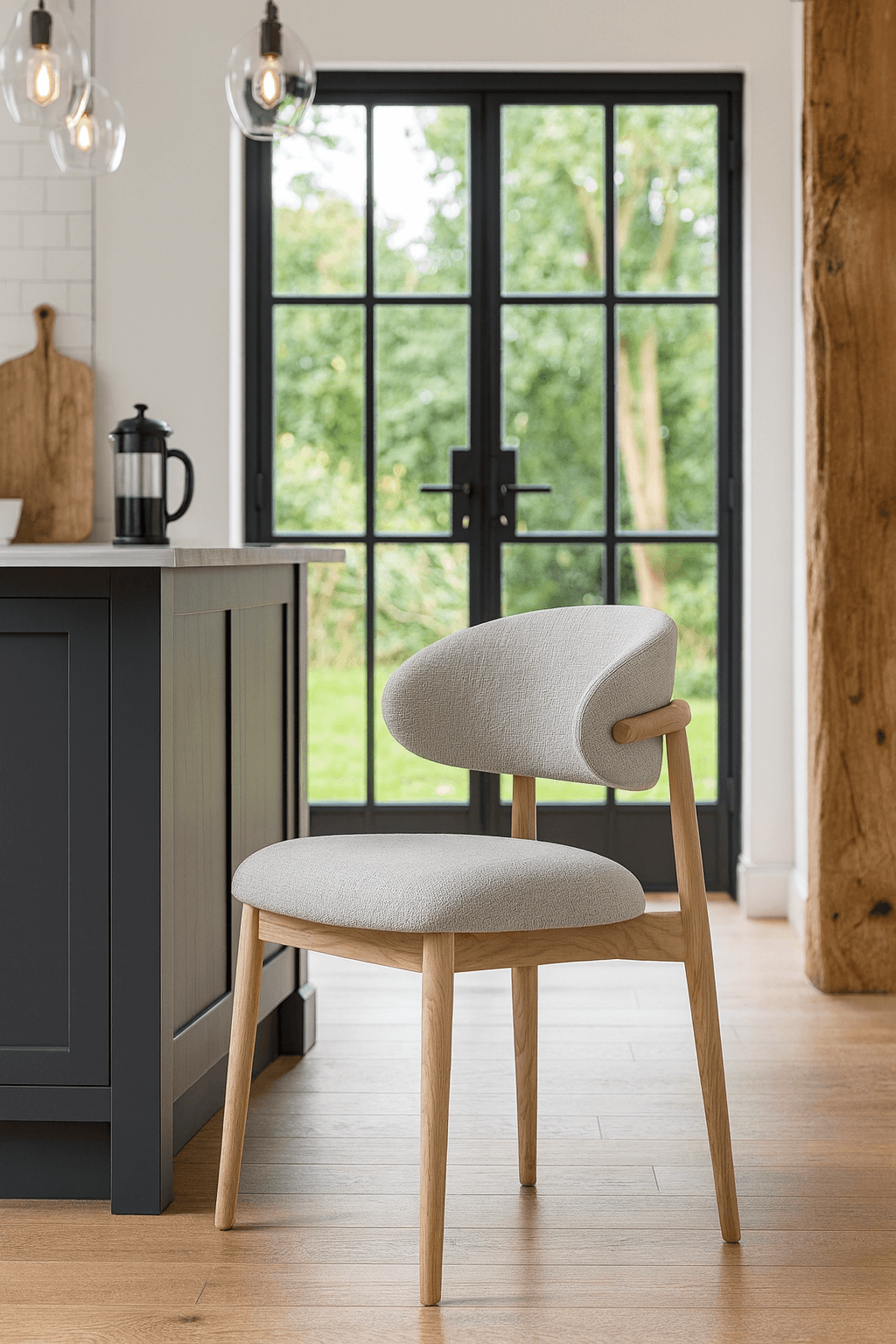 Keiichi Blockley Dining Chair in Ash, view 8