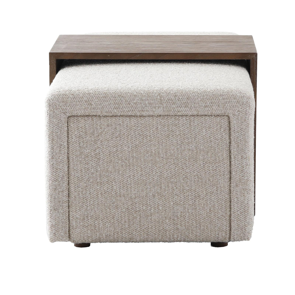 Keiichi Campden Ottoman in Natural, view 9