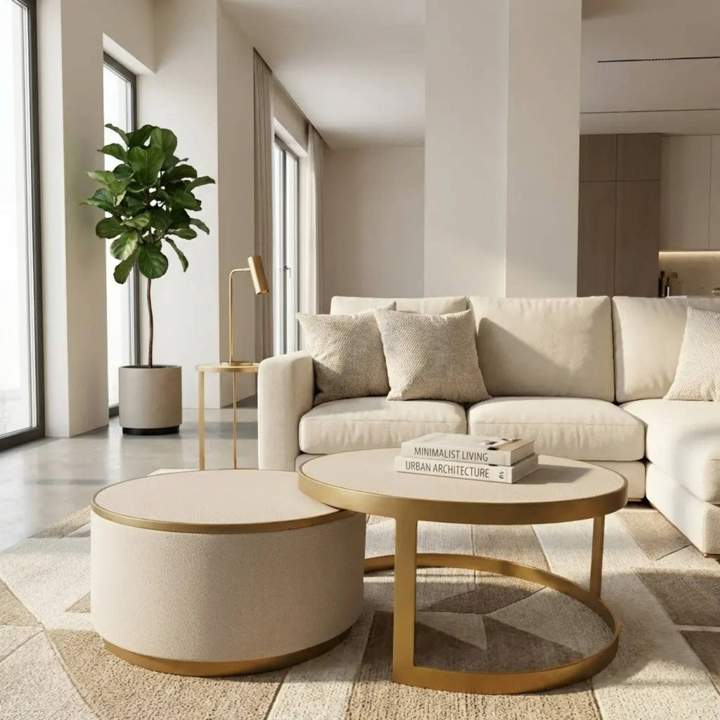 Keiichi Hazlemere Shagreen Nesting Coffee Table Set, view 2