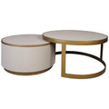 Keiichi Outlet Hazlemere Shagreen Nesting Coffee Table Set